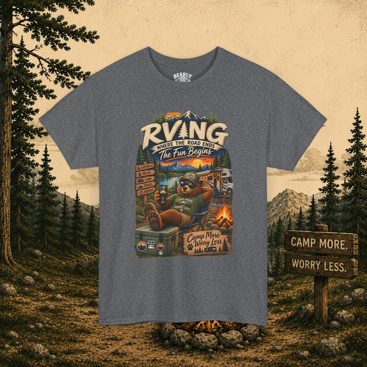 RVing Road Ends Fun Begins Tee