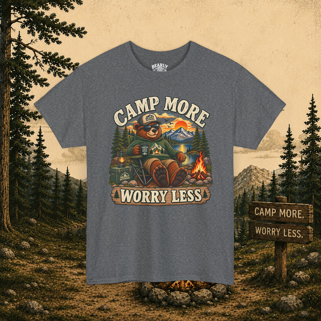 Camp More Worry Less Tee