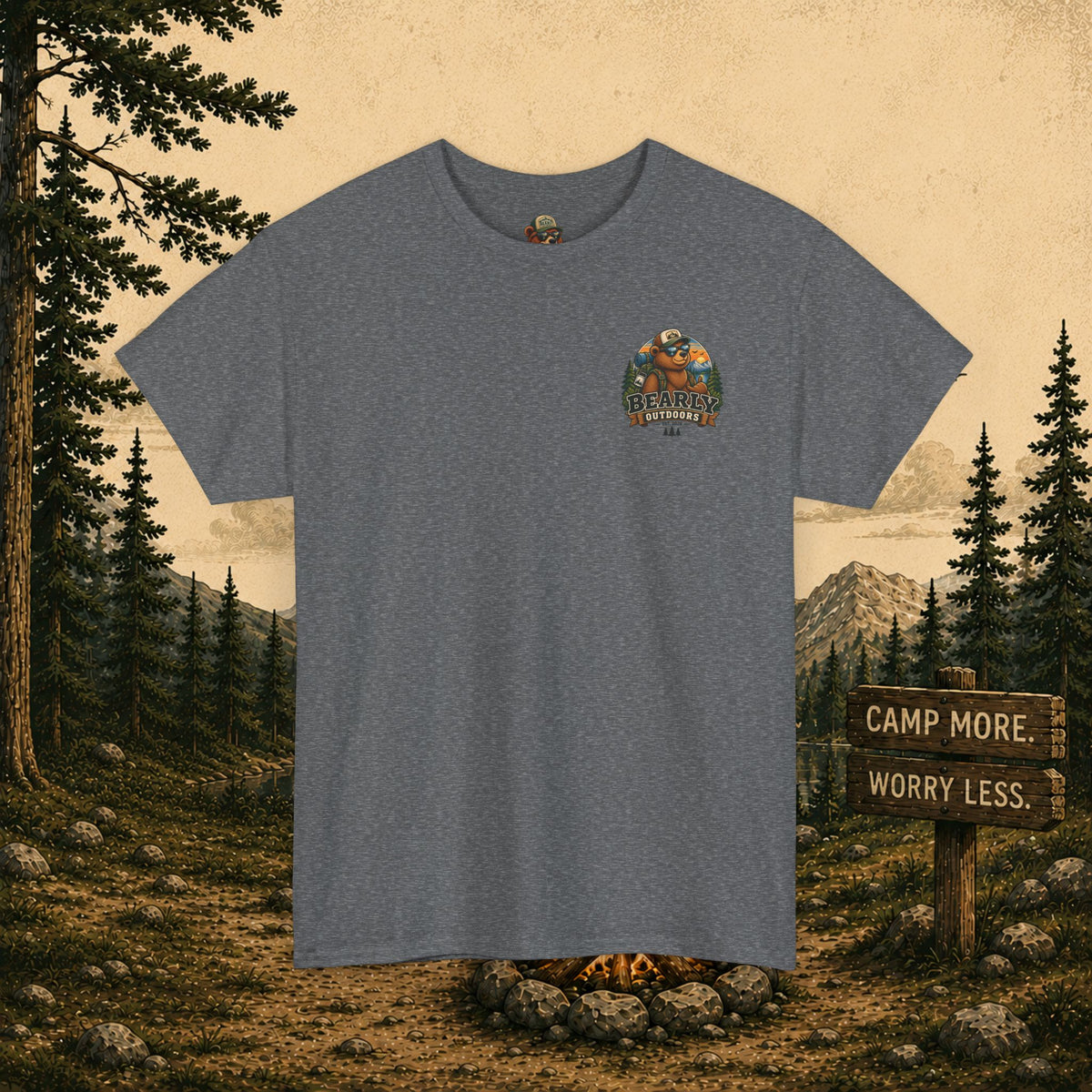 Long Trails, Good Tales Hiking Tee