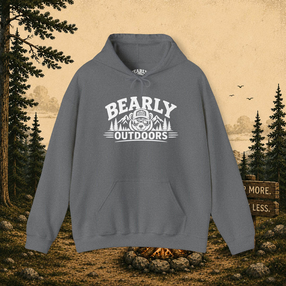 Bearly Outdoors Logo Hoodie