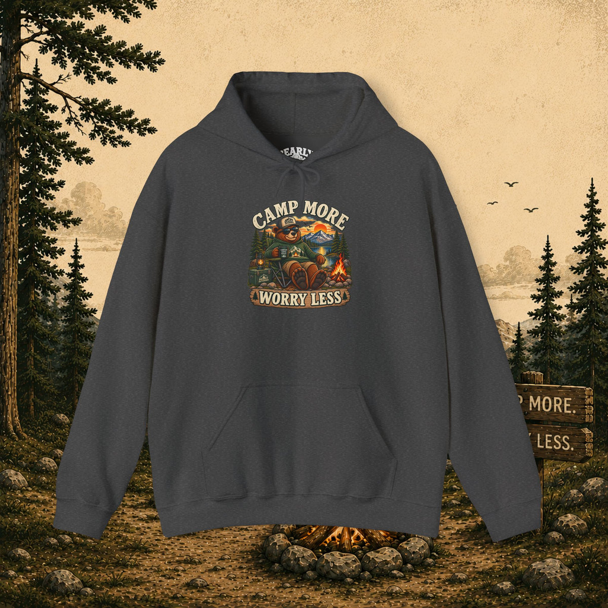 Camp More Worry Less Hoodie