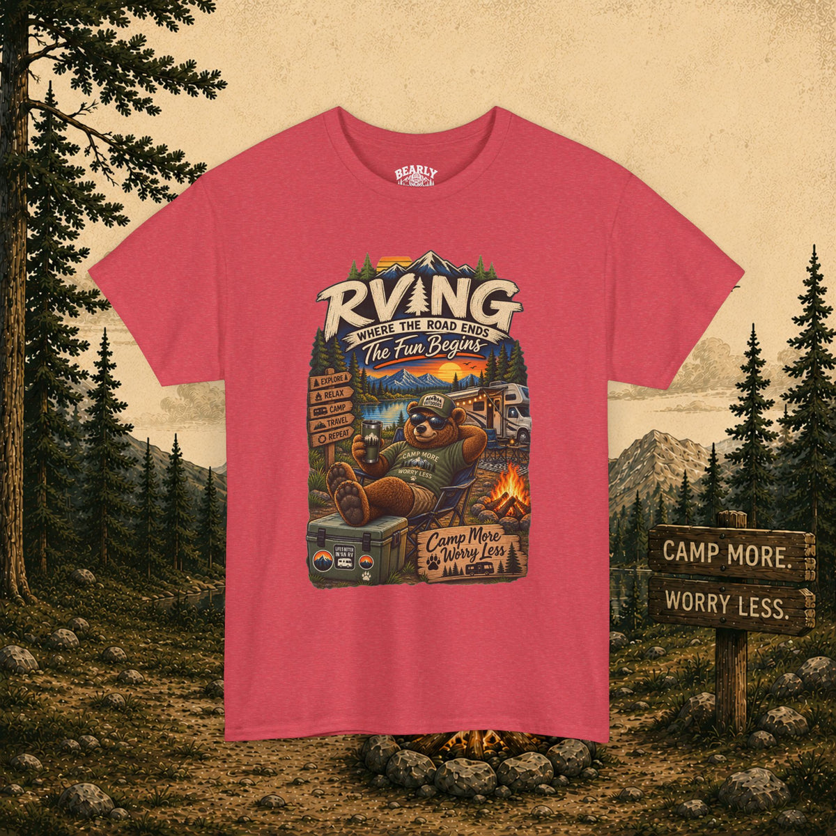 RVing Road Ends Fun Begins Tee