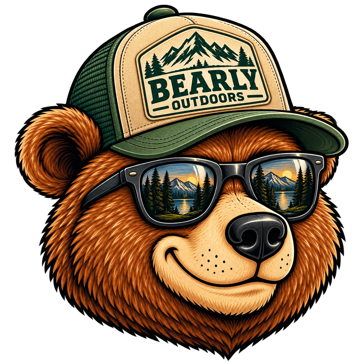 Bearly utdoors Mascot